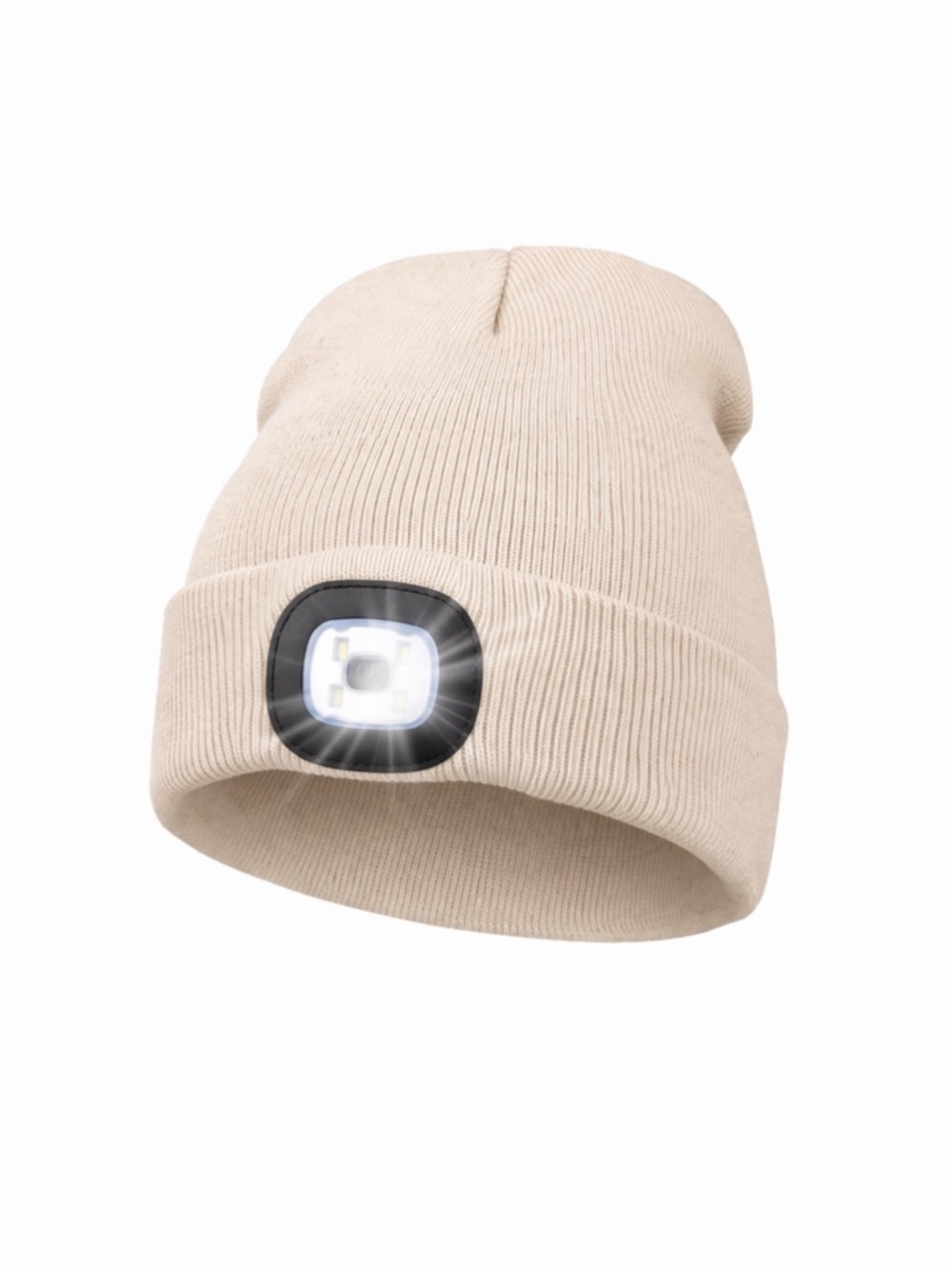 beanie with rechargeable light